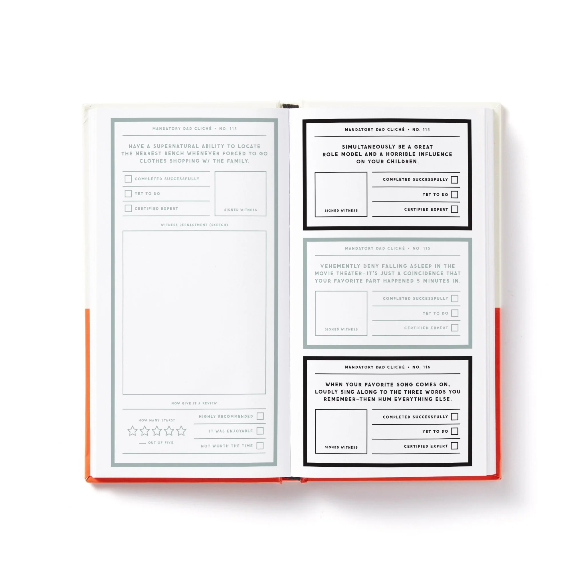 A Trillion Cliches Every Dad Will Do Prompted Journal - Image 6