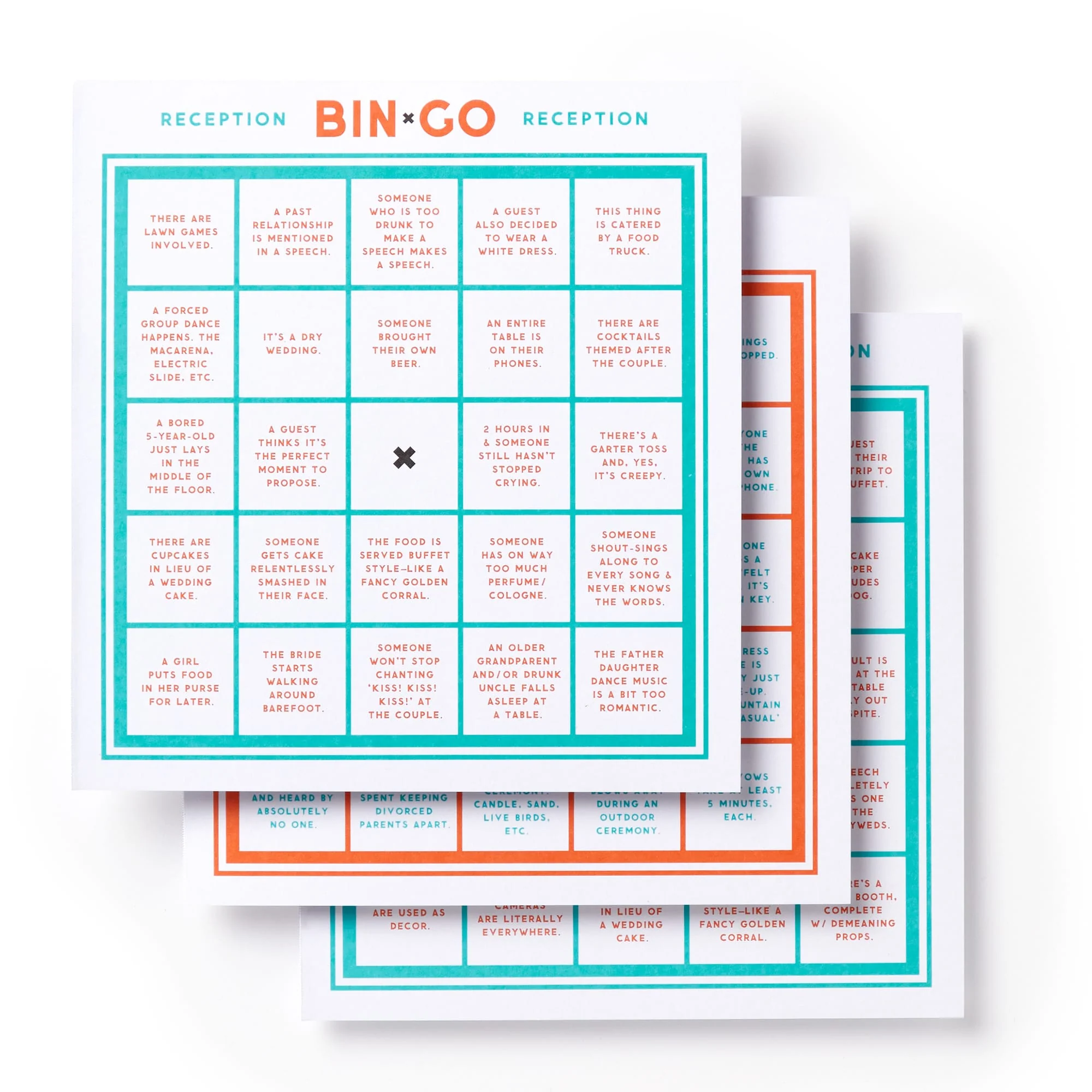 Bin-go Endure A Wedding Bingo Book - Image 4