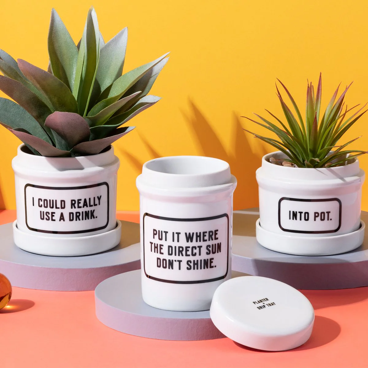 I Could Really Use A Drink Planter w/ Drip Tray - Image 6