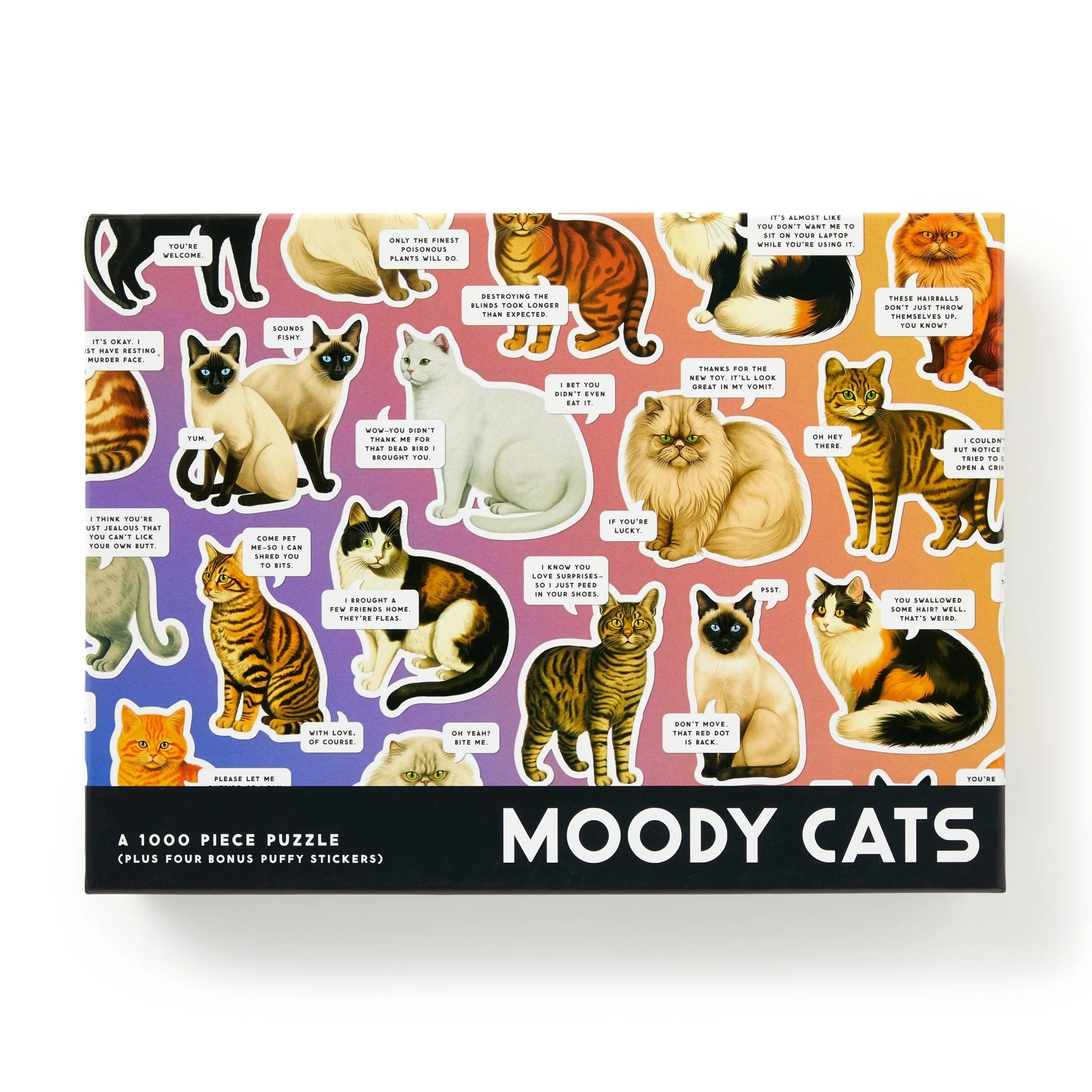 Moody Cats 1000 Piece Puzzle - Image 3