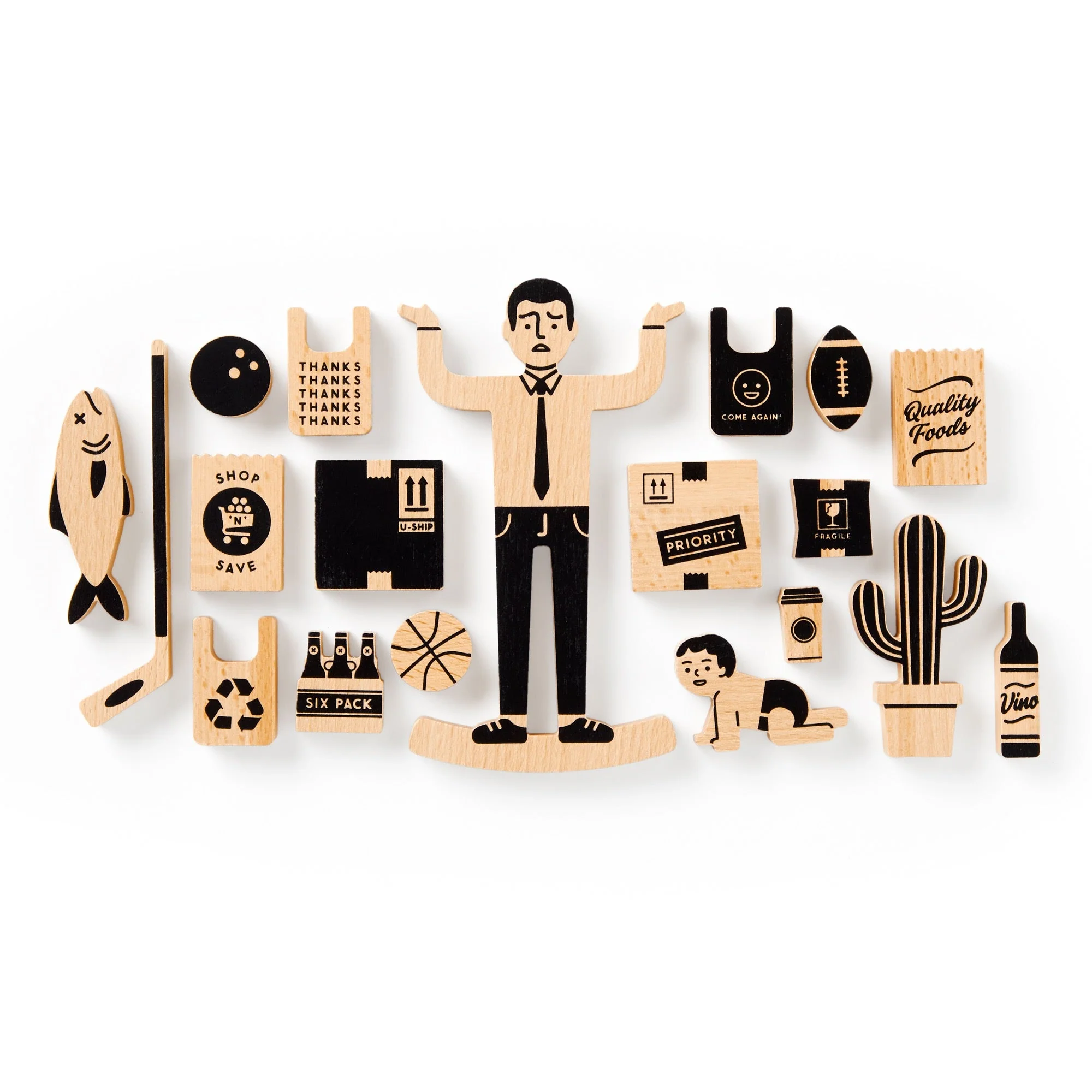 One Trip Nick Wooden Balance Game - Image 5